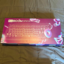 KiiBOOM Phantom 81  Mechanical Keyboard Clear/Purple USB Wired