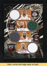 2006-07 Luxury Box Relics Quad Bronze 6/19 Rasheed Wallace Michael Redd READ 2b6