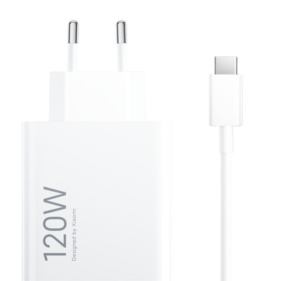 Original Xiaomi 120W Schnell Ladegerät (Type-A) EU Netzteil USB-C Ladekabel