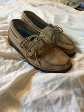 Sperry Men's Size 9 Boat Shoes Pre Owned Brown Leather Lace Up