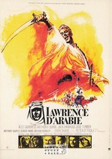 Lawrence of Arabia French Movie Poster Postcard, Omar Sharif, Ed. Nugeron #E218