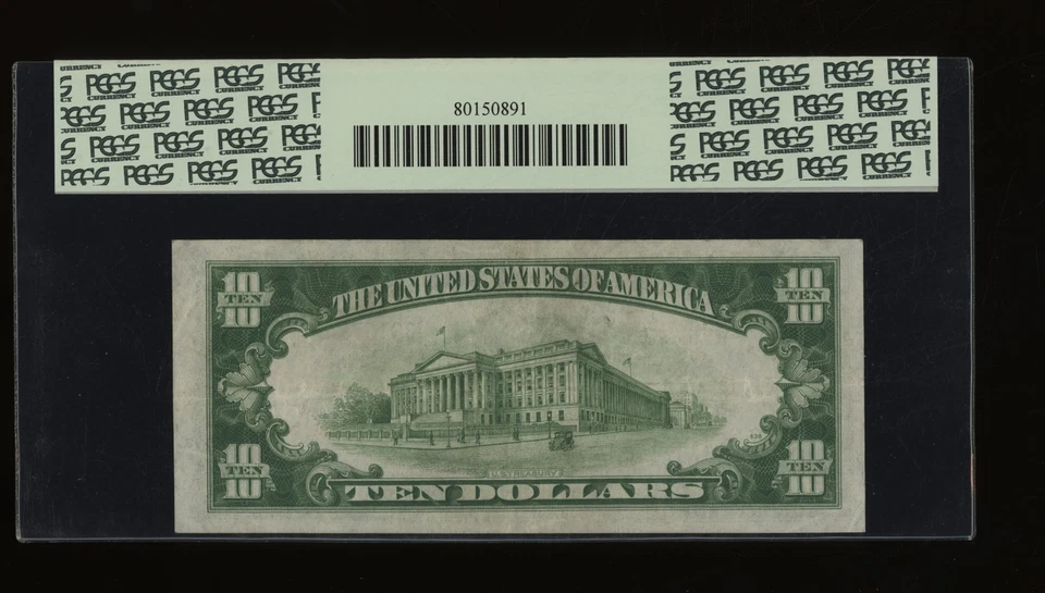 DBR 1934-A $10 FRN Cleveland Fr. 2006-D PCGS 25 PPQ Serial D36757640A - Image 2 of 2