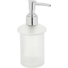 Ricambio Dispenser Porta Sapone Liquido In Vetro Satinato Bagno Accessori