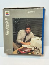 Vintage Apple II IIgs AppleWorks Complete Box Set w Disks Manuals