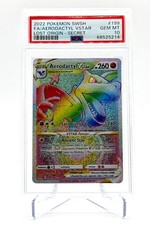 2022 Pokemon Lost Origin Aerodactyl VSTAR 199/196 Rainbow Secret PSA 10 Gem Mint