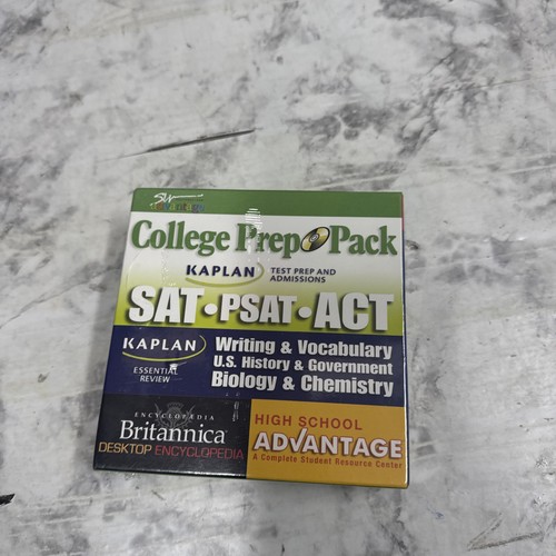 Southwestern College Prep Pack SAT PSAT ACT 7 CD ROMS 2007 Kaplan ...