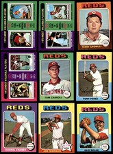 1975 Topps MINI Cincinnati Reds Near Team Set 7 - NM 7109943 (25 / 33 cards)
