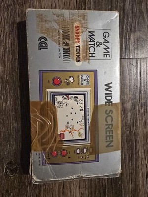 Nintendo Game & Watch Wide Screen Snoopy Tennis SP-30 Handheld w