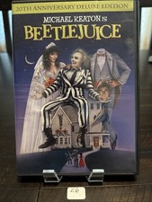 Beetlejuice 20th Anniversary Deluxe Edition DVD. Like New. E6