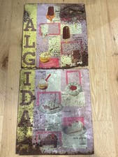 Targa-Insegna pubblicitaria in Latta Gelati Algida anni'60