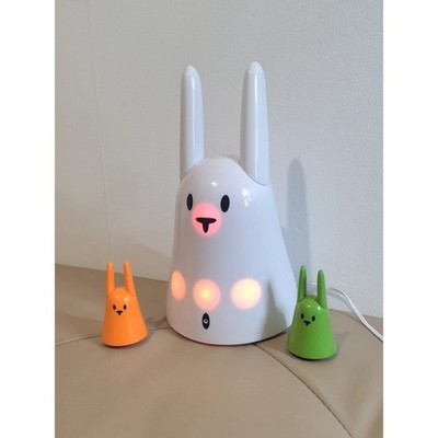 WiFi Kaninchen Nabaztag Tag weiß v2 + 2 Nanoztag orange und grün sehr guter Zustand