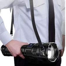 Super Bright Rechargeable Lamp Powerful LED Flashlight Long Range Zoom Emergency