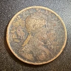 1915 Lincoln Wheat Cent -  Struck Through Grease Error