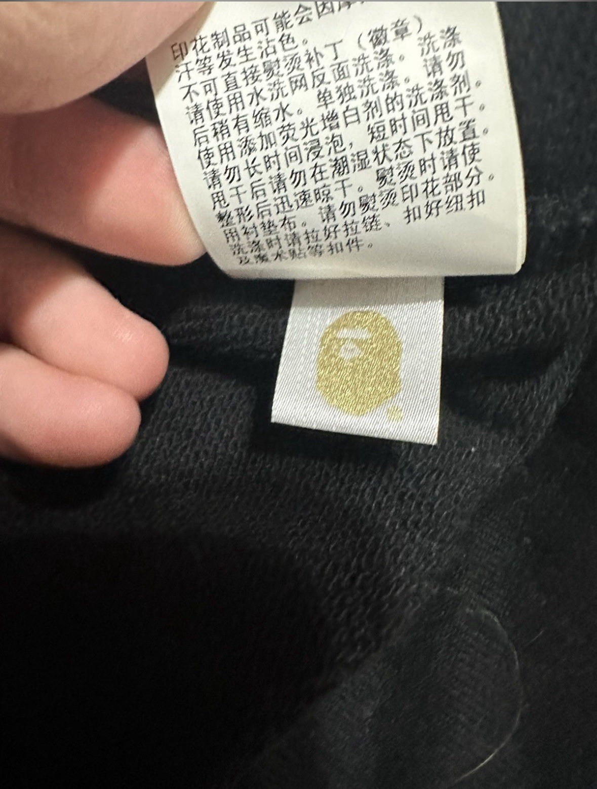 A Bathing Ape Bape Hoodie Full Zip Up Sweater Sz LARGE Navy Blue Camo Shark NWT thumbnail 13