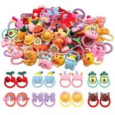 80PCS Baby Hair Ties for Girls,Small Hair Ties for Thin Hair