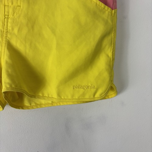 Patagonia Forries Shorey Board Shorts Girls 16 Retro Color Block Bright Beach - Picture 2 of 8