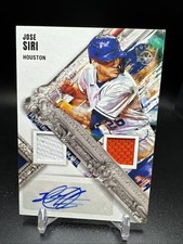 2022 Diamond Kings Baseball Card Rookie Dual Patch Auto DMS-JS Jose Siri