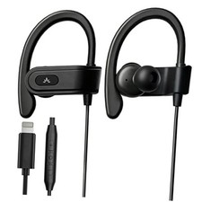 L171 - Lightning Wired Earbuds with Microphone  Black Lightning iPhone 5-14 