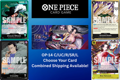 One Piece OP-14 The Azure Seas Choose Your Card C/UC/R/L/SR NM!