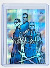 The Matrix Limited Edition Artist Signed “Reloaded” Refractor Card 1/1