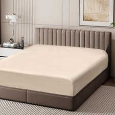 100 Egyptian Cotton Fitted Sheet Twin XL Size Only 600 Thread Count 8"-16" D...