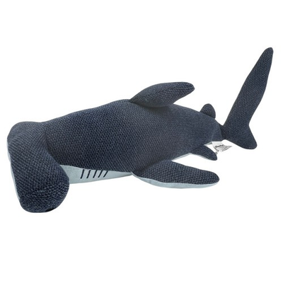 #ad PILLOWFORT Hammerhead Shark Throw Pillow Kids Plush Decor Blue Nautical Ocean $16.79