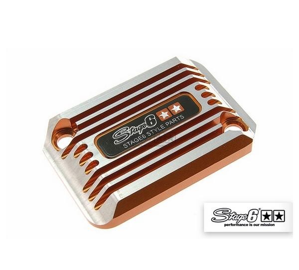 Couvercle maître cylindre SSP orange en aluminium CNC