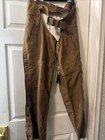 Milwaukee Vintage Heavy Leather Lined Chaps M Brown Motorcycle Biker