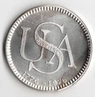 1976 Bicentennial USA Leopard Rare Coin 1 Troy Oz .999 Fine Silver Round Medal