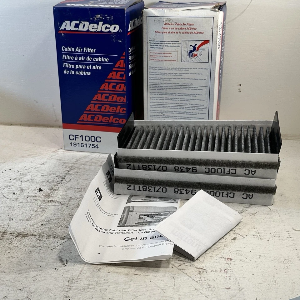 Воздушный фильтр для салона 2-AC Delco CF100C 1997-2000 Chevrolet Venture Montana Trans новый - Изображение 4 из 4