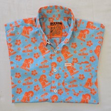 Dixxon Flannel Company The Mai Tai Hawaiian Floral Tiki Print Shirt Men's S