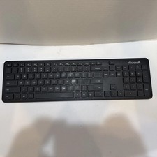 Microsoft Bluetooth Keyboard Barely Used QSZ-00001 Black 1898