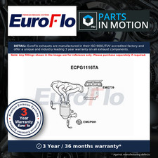 Catalytic Converter Type Approved fits CITROEN C3 PICASSO VTi 1.4 09 to 12 New