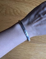 FS Franz Scheurle Silber 925 Armreif mit 0,01 Kt Diamant Quinn Pforzheim 