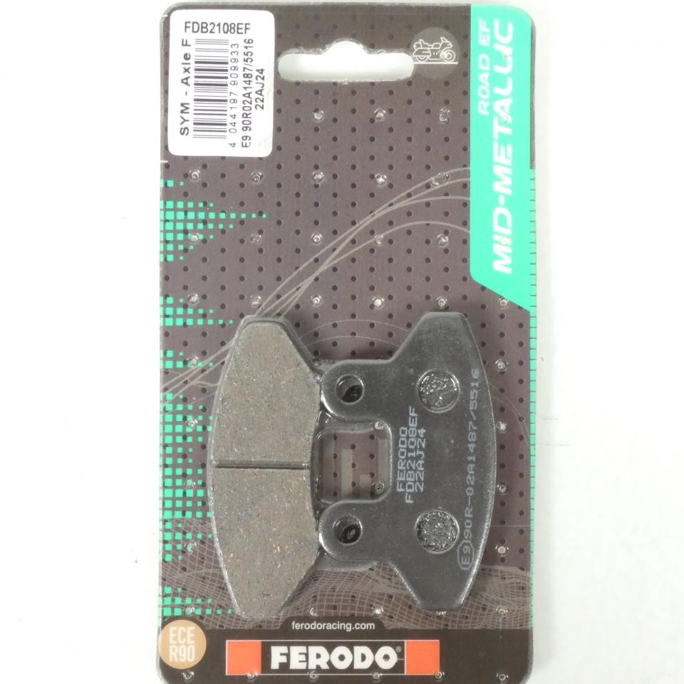 Plaquette de frein avant Ferodo Sym 200 Joyride Evo I 2009 2010 2011