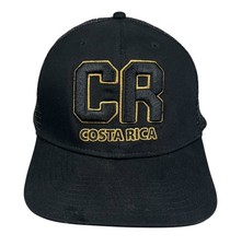 COSTA RICA x ZELPHA Black PURA VIDA FLAG TRUCKER HAT Surf Beach Baseball Cap