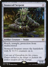 Stonecoil Serpent Throne of Eldraine NM Artifact Rare MAGIC MTG CARD ABUGames