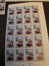 Scott #2998 Partial Sheet of 20 EDDIE RICKENBACKER Mint US Airmail 1995 Stamps
