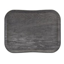 Cambro Century Tablett graues Eichenholz Design 33 x 43 cm