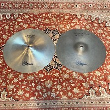 Zildjian Beat Hi Hat 14 inch Cymbals Pair, No Cracks or Chips