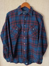 Vintage Pendleton 100% Wool Shirt Women’s Size S Plaid USA Made