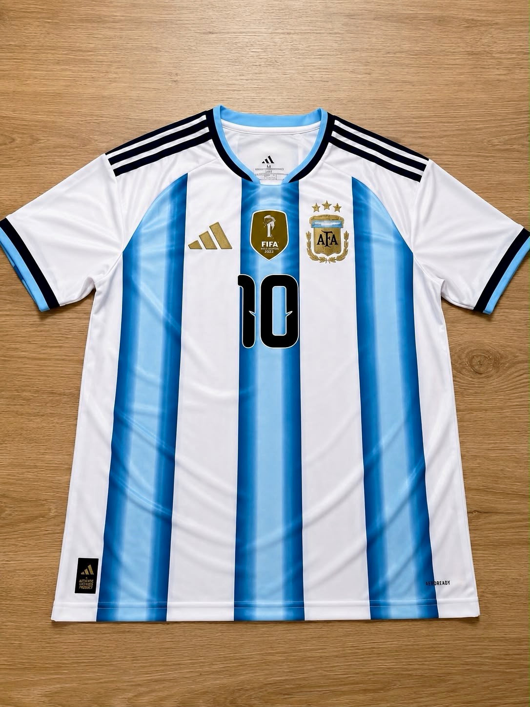 adidas Argentina Lionel Messi #10 Soccer Jersey White Blue Black women’S Size M