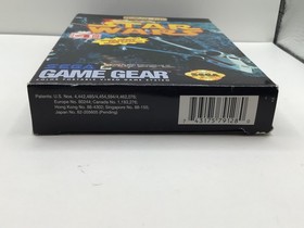 STAR WARS Sega Game Gear Complete w/Manual CIB Very Good