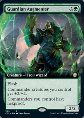 MTG English Guardian Augmenter (Extended Art) NM Normal