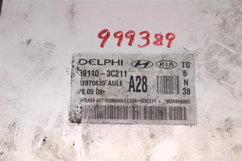ORDENADOR ECM ECU HYUNDAI AZERA 2006 06 2007 07 2008 08 2009 09 2010 10 3. 999389 Foto 4 de 4