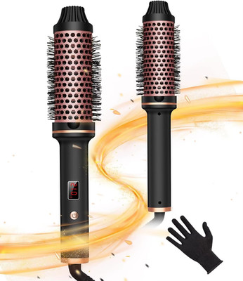 Curling Thermal Brush Hot round Brush Curling Iron Dual Voltage Thermal round Br