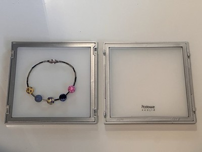 Swatch Bijoux Armreif Armband Perlen mit Blume neuwertig
