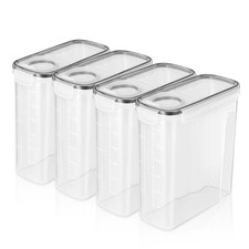 Food Storage Dispenser Containers   Airtight,For Pantry, Cereal