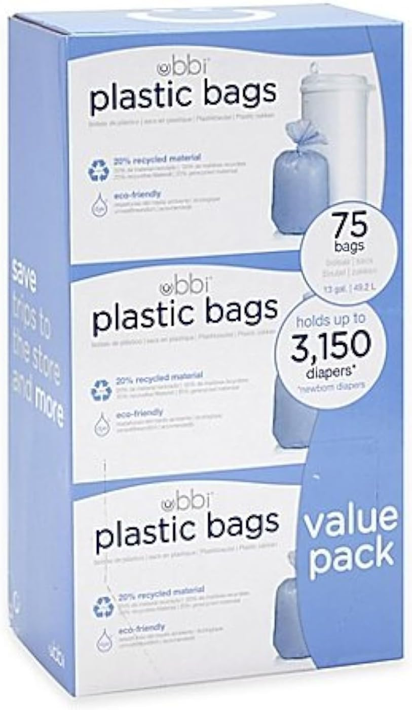 Pail 75-count Value Pack Plastic Bags (3 Pack)