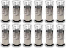 KitchenArt Pro 2 Cup Adjust-A-Cup, Metric/Standard - Satin (12-Pack)